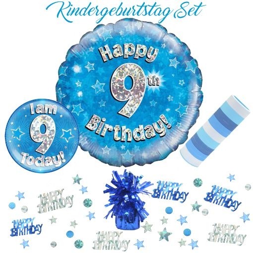 9. Geburtstag Party-Deko Für Jungen – Videospiel-Theme Mit Banner, Ballons & Hintergrund | Komplettset