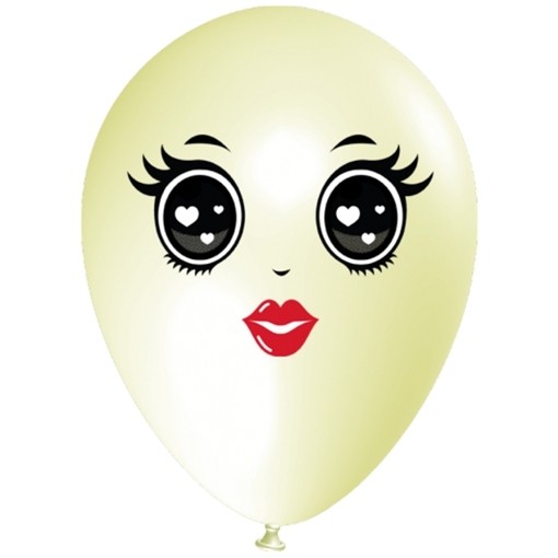 10 Smiley Luftballons Emoticon Partyballons Kindergeburtstag Ballon mit Gesicht 