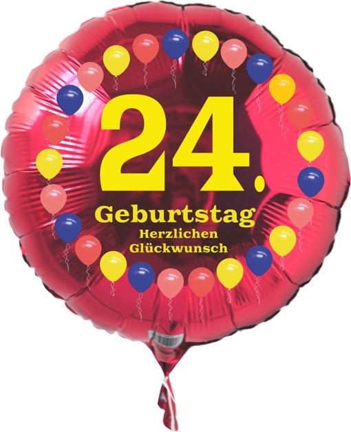 Herunterladen Hintergrundbild Happy 24th Birthday Geburtstag