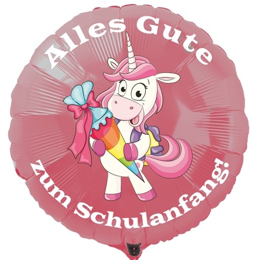 Folienballon „Alles Gute Zum Schulanfang“ – 43 Cm, Für Helium & Luft | Einschulungsgeschenk