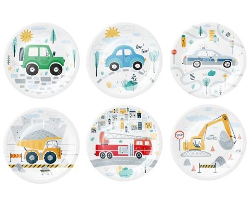 107-teiliges Bauarbeiter Geburtstag Set - Kipplaster Deko Für 20 Personen