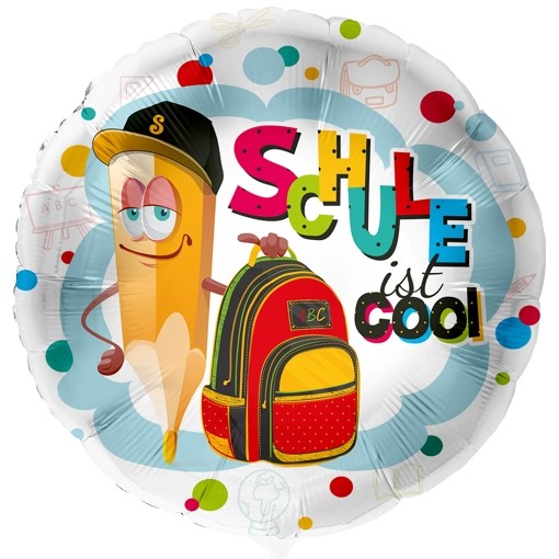 Party Factory Schulrucksack Ballon 60x50 Cm - Einschulung Deko Helium Geeignet