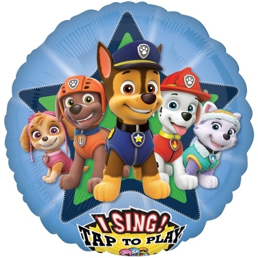 Happy Birthday Paw Patrol Singender Folienballon Ohne Ballongas