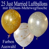 Just Married Luftballons - Romantische Deko Für Eure Hochzeit