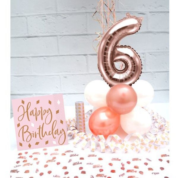 20 Servietten Ballons Luftballons Konfetti Luftschlange Feier Party Silvester 33cm