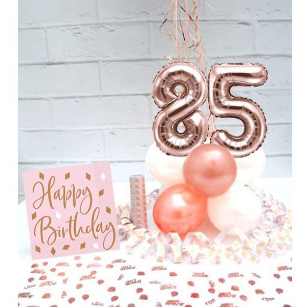 Partydeko-Set zum 85. Geburtstag, inklusive Heliumballon