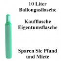 Ballongas Helium 10 Liter Flasche
