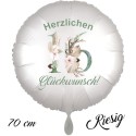 Herzlichen Glückwunsch Boho. Großer Luftballon zum 16. Geburtstag mit Helium-Ballongas