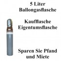 Ballongas Helium 5 Liter Flasche