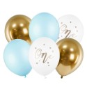 Luftballons Zahl 1  zum 1. Geburtstag Boy , 30cm, 6 Stück