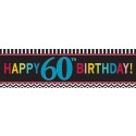 60. Geburtstag Riesenbanner PVC