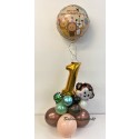 Luftballon-Deko-Dschungel zum Geburtstag 