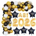 Abitur - Abiparty Deko Set 2026 gold - 94-teilig