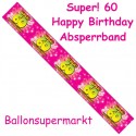 60. Geburtstag Absperrband