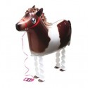 Pony, Airwalker Luftballon aus Folie ohne Helium