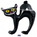 Aufblasbare Katze, Halloween Dekoration,