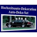 CarKit - Deko, Autodekoration Hochzeit, 22-teiliges Set für das Hochzeitsauto