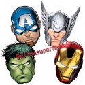 Avengers Party Masken, 6 Stück