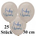 Luftballons Babyshower, transparent, 25 Stück