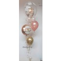 Ballon-Bouquet Birthday Metallic Dots 