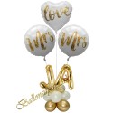 Ballondekoration zur lesbischen Hochzeit, Mrs & Mrs in Love - Ja