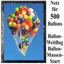 Ballon-Netz, Netz für 500 Luftballons zu Ballon-Massenstart und Ballonflug-Wettbewerb