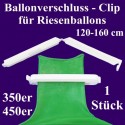 Patentverschluss, Fixverschluss für Riesenballon 120-160 cm