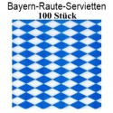 Servietten, Bayrische Rauten, 100 Stück