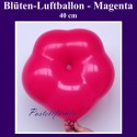 Blüten-Luftballon, Magenta, 40 cm