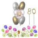 Bouquet aus Heliumballons zum 80. Geburtstag
