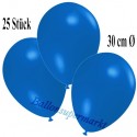 Deko-Luftballons, Royalblau, Latex 30 cm Ø, 25 Stück 