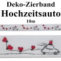 Deko-Zierband Hochzeitsauto, 10 m