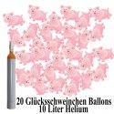 Silvester Maxi-Set "Glücksschweinchen"