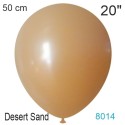 5 Luftballons 50cm, Vintage-Farbe Desert Sand