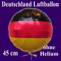 Deutschland Luftballon, Folienballon ohne Helium