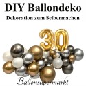 DIY-Ballondeko zum 30. Geburtstag