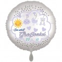 Du wirst Großonkel, Luftballon inklusive Helium, Satin de Luxe, weiß, 43 cm