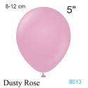 10 Luftballons 8-12cm, Vintage-Farbe Dusty Rose