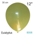 10 Luftballons 30cm, Vintage-Farbe Eucalyptus