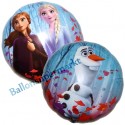 Eiskönigin 2 Luftballon, Elsa und Anna, Frozen 2 Luftballon, Folienballon mit Ballongas