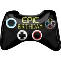 Game Controller, Folienballon, Shape, Epic Birthday, ohne Helium zum Geburtstag