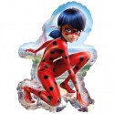 Luftballon Miraculous Ladybug, Folienballon Shape mit Ballongas