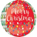 Merry Christmas Orbz, Folienballon inklusive Helium