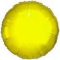 Rundballon aus Folie, Gelb, 18" (ungefüllt)
