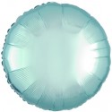 Rundballon aus Folie, Hellblau, 18" (ungefüllt)