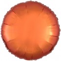 Rundballon aus Folie, Orange, 18" (ungefüllt)