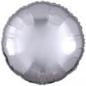 Rundballon aus Folie, Silber, 18" (ungefüllt)