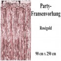 Fest- und Party-Dekoration, Fransenvorhang, roségold