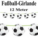 Fußball-Girlande, 10 Meter
