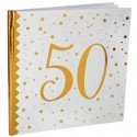 Gästebuch zum 50. Geburtstag und Jubiläum, zur Goldene Hochzeit